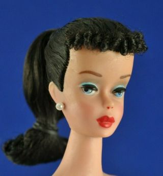 Vintage 1960s 4 Raven Black Ponytail Barbie