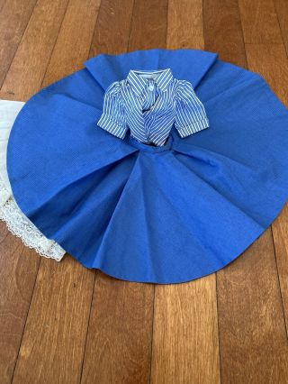 Rare 1957 Madame Alexander Cissy 3pc Blue Cotton Outfit 2114