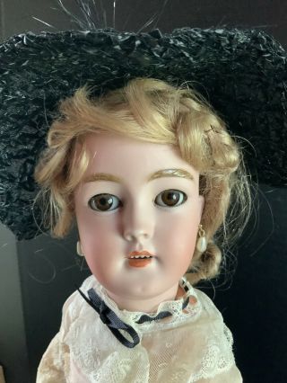 19” Antique German Doll.  Simon/halbig 1159.  Rare Lady Body