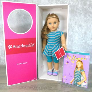 18 " Goty American Girl Mckenna 2012 Doll Of Year,  Meet Outfit Book Box