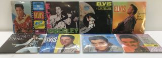 Vintage Elvis Presley Chu - Bops Bubble Gum Records Albums Compete Set Of 8