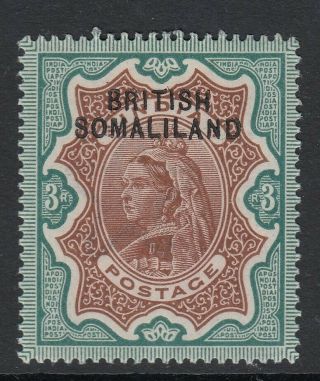 British Somaliland 1903 Qv Sg12 - 3r Brown And Green Mounted
