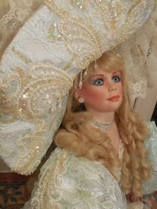 42 " Skye Doll By Rustie Victorian Porcelain Doll Collectible Excel.