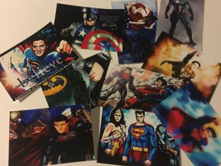 " Elvis Presley " Superhero On 4 X 6 Index Cards Rare Grouping (10) Total