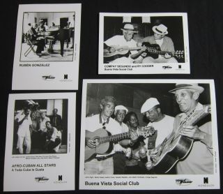 Buena Vista Social Club—four 1997 Publicity Photos