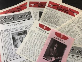 Vinnie Vincent Invasion/KISS all 10 Fan club newsletters RARE 2