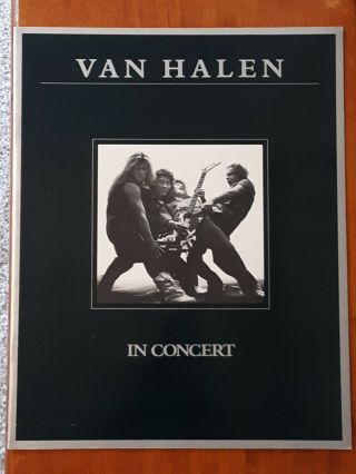Van Halen 1980 Invasion Tour Program Photo Book