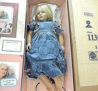 Vintage 1988 Annette Himstedt World Child Doll 30 " Malin,  Boxes