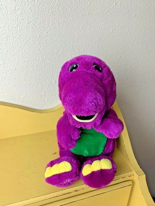Barney The Purple Dinosaur Vintage 90s Puppet Plush Animal 12 " Tv Show
