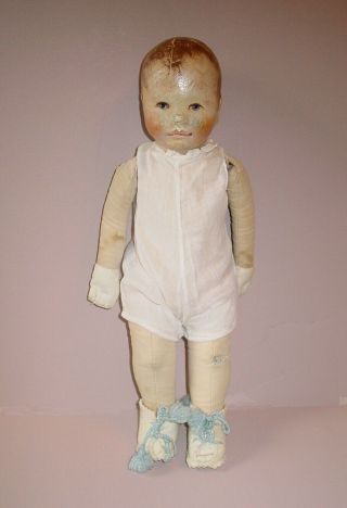 1925 Antique Kathe Kruse Du Mein Doll Well Loved Tlc