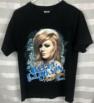Kelly Clarkson Addicted Tour 2006 Tour Shirt Rare Size M Black Ready To Wear
