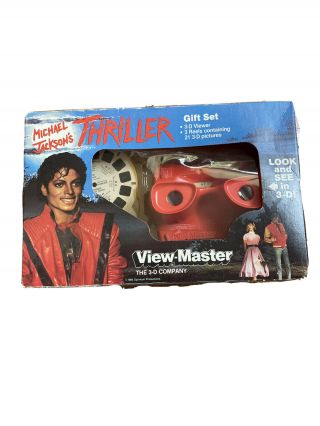 Michael Jackson Thriller Viewmaster Set From 1984 Vintage