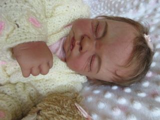 Very Rare Reborn Baby Girl Doll - Dana By Romie Strydom - Ethnic