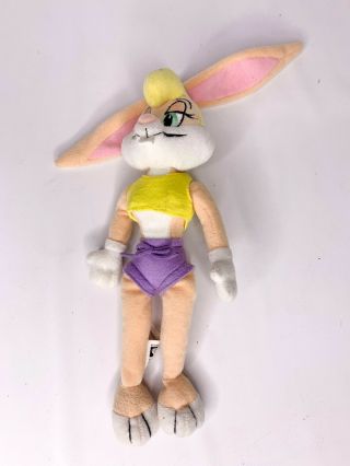 Warner Brothers 1998 Lola Bunny 10” Space Jam Looney Tunes Plush Doll Stuffed