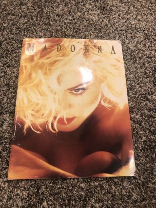 Madonna 1990 Blond Ambition World Tour Concert Program / Book