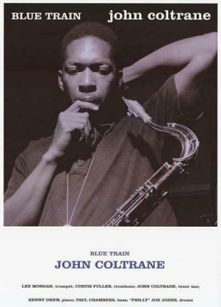 John Coltrane Blue Train Album Cover Poster 24x36