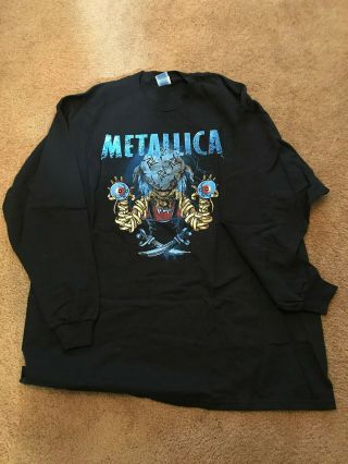 Metallica Long Sleeve Tour T - Shirt Early 2000 
