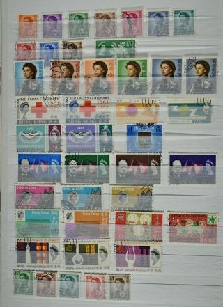 Hong Kong,  An Accumulation Of Stamps For Sorting,  Um,  Mm &.