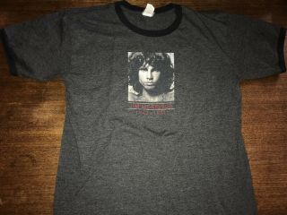 Jim Morrison (1943 - 1971) The Doors T - Shirt Vintage Made In Usa Xl Ringer