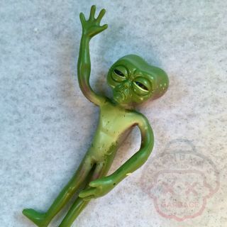 Alien 3 " Bendy Bendable Figure Toy Rare Realistic Ufo Space Roswell 80s 90s Vtg