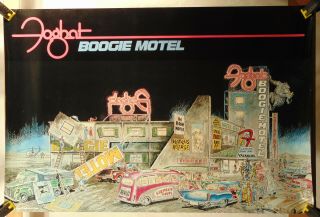 Foghat - - Boogie Motel - - Promo Poster