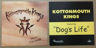Kottonmouth Kings Rare 1999 Set Of 2 Double Sided Promo Poster Flat Of Royal Cd