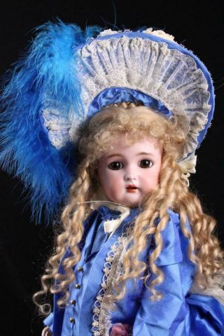Simon Halbig Kammer Reinhardt Doll Antique German Bisque Compo Body Mohair Wig