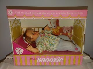 Vintage 1965 Ideal Baby Snoozie Tiny Thumbelina Family Doll