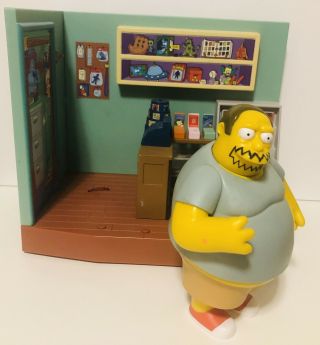 Playmates World of Springfield Simpsons Comic Book Shop Interactive Environment 3
