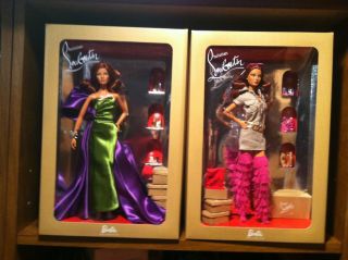 Christian Louboutin Barbie Dolls Anemone & Dolly Forever Gold Label Collector