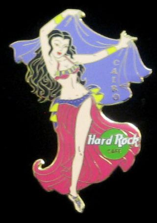 Hard Rock Cafe Pin 2003 Cairo Egypt Lovely Belly Dancer Girl 19278 Le 300