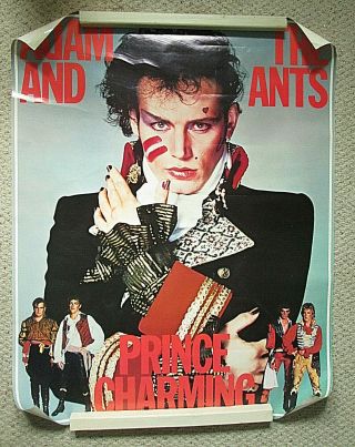 Adam & The Ants Prince Charming Rock Music Memorabilia Poster