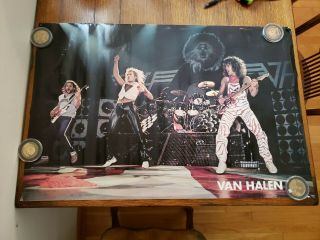 Vintage 1982 Van Halen Stage Poster
