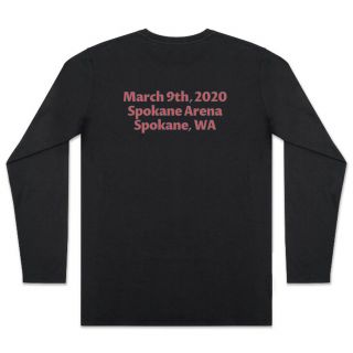 TOOL 2020 Tour Concert America T - shirt Spokane Arena 3/9/20 Longsleeve 2