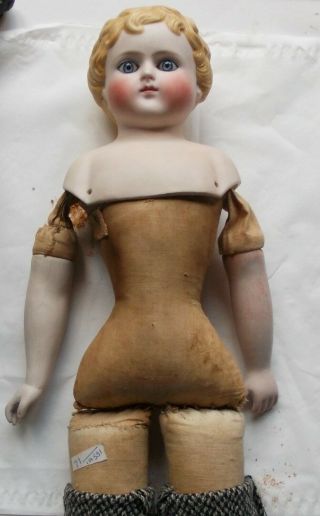 Antique Bisque Headed Doll Circa 1870 - 80 Probably Alt,  Beck & Gottschalck 18