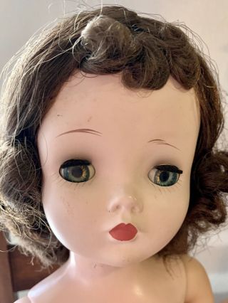 Gorgeous Vintage Brunette Madame Alexander Cissy Doll - To Dress