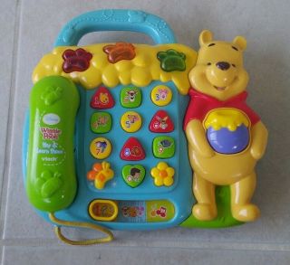 Winnie The Pooh Vtech Play And Learn Phone Vt0353 Disney Electronics Kids Toy