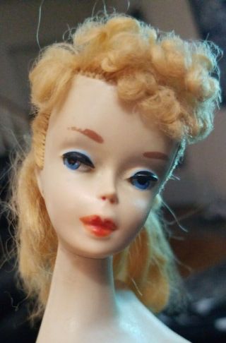 Vintage Barbie number 3 Ponytail TM Body Pale NO GREEN EAR Japan on foot 3