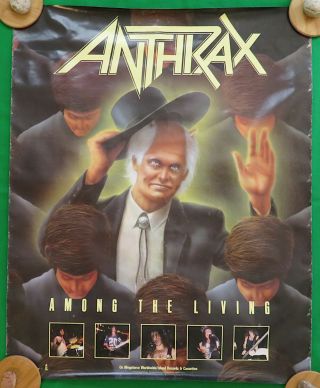 Anthrax Vintage Poster 80 