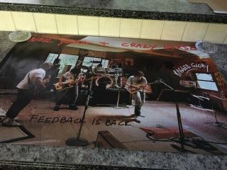 Neil Young & Crazy Horse " Ragged Glory " Promo Poster 33 1/2 " X 23 " Rare &