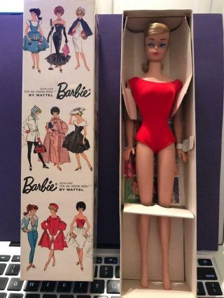 Vintage Ash Blonde Swirl Ponytail Barbie 850 Near Perfection