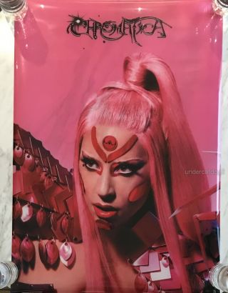 Lady Gaga Chromatica 2020 Taiwan Promo Pvc Poster