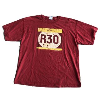 Rush Mens Xl R30 Concert Tour 30th Anniversary Red T Shirt Band Vintage Rare
