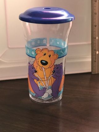 Jim Henson Bear In The Big Blue House Cup With Lid For A Straw