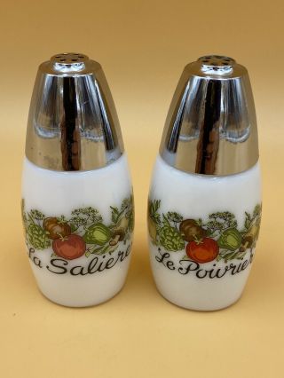 Vintage Gemco Spice Of Life Salt And Pepper Shakers (corning)