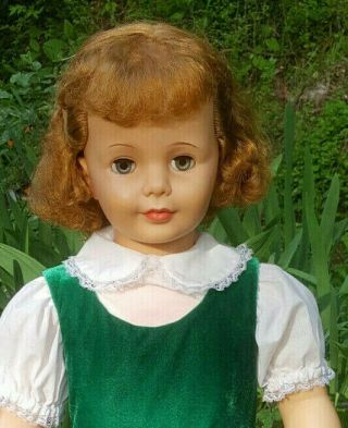 Vintage Ideal Patti Playpal Strawberry Blonde Curly Top Doll