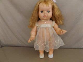 Vintage 1963 Vogue Baby Too Dear Chubby Toddler Doll E.  Wilkin 17 "