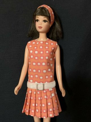 Ooak Handmade Mod Dress Clothes Fits Vintage Francie Doll /teen Skipper/ Barbie