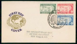 Mayfairstamps Jamaica Fdc 1958 West Indies Federation Combo First Day Cover Wwg_