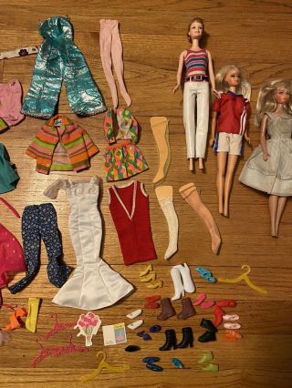 Vintage Barbie Dolls And Clothes